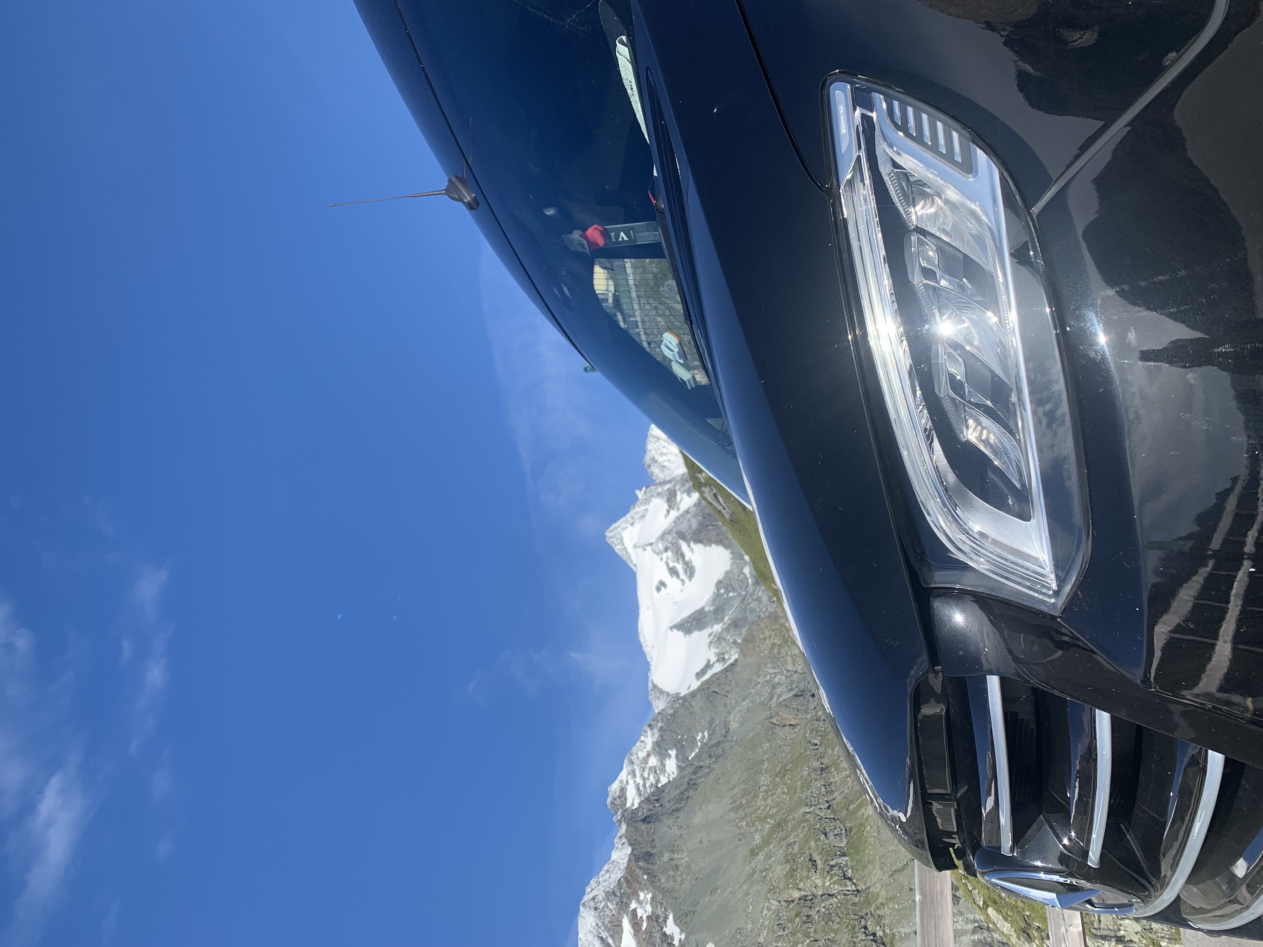 Sprinter in mountains