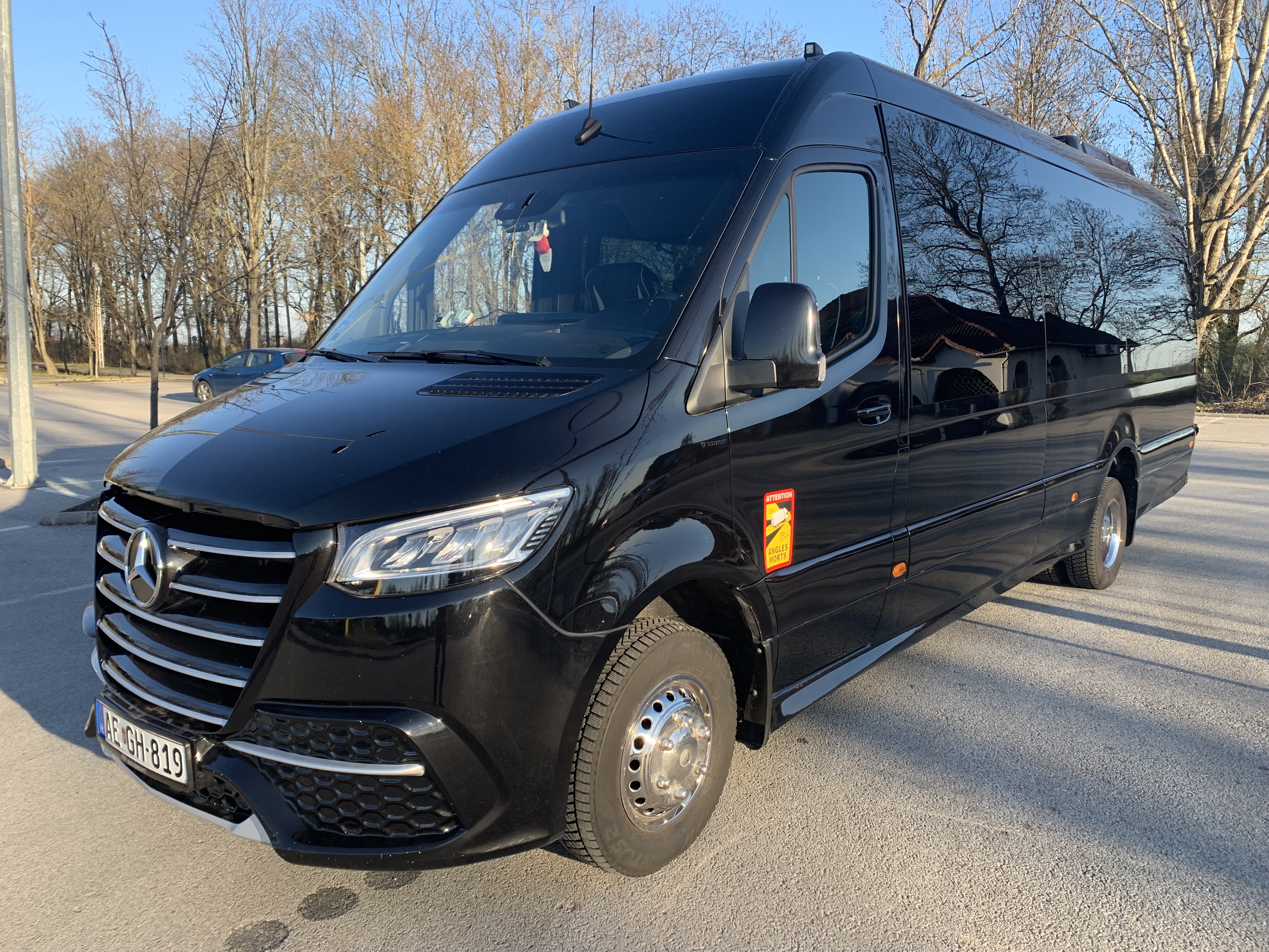 Black Mercedes Sprinter