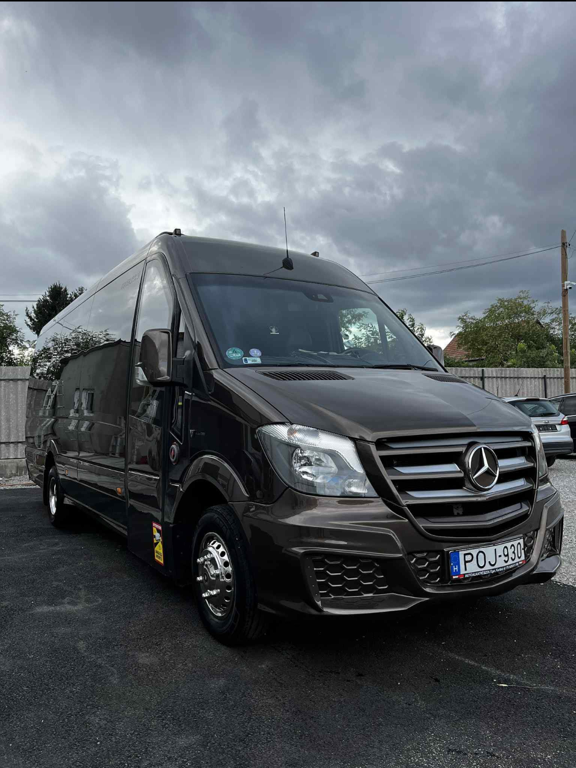 Brown Mercedes Sprinter